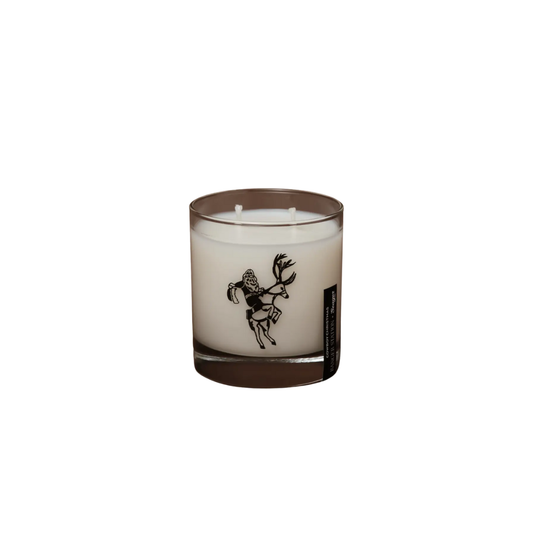 Cowboy Christmas Candle