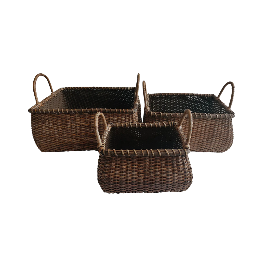 Rattan Market Basket