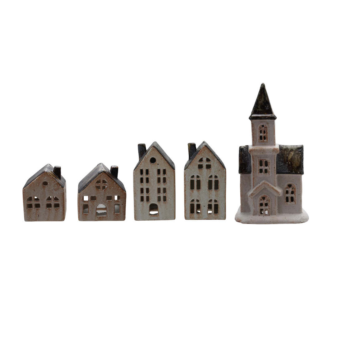 Reactive Glaze Stoneware House