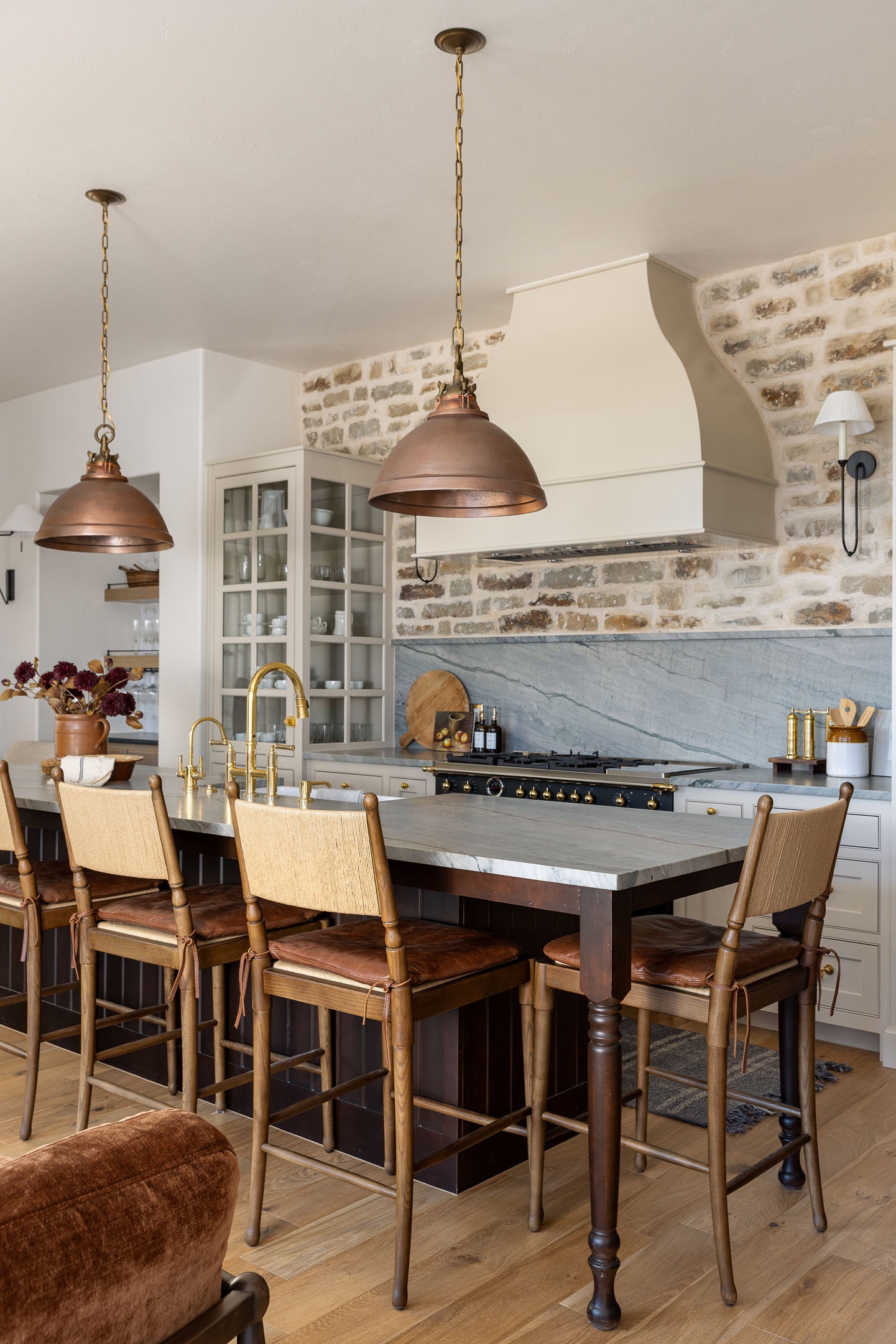 Rouen Copper Pendant