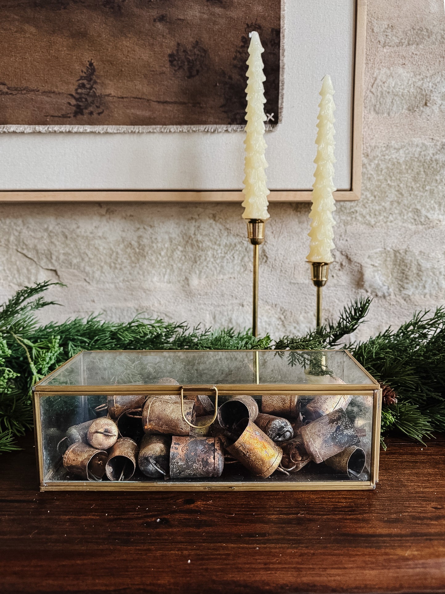 Distressed Metal Bells (Set of 24)