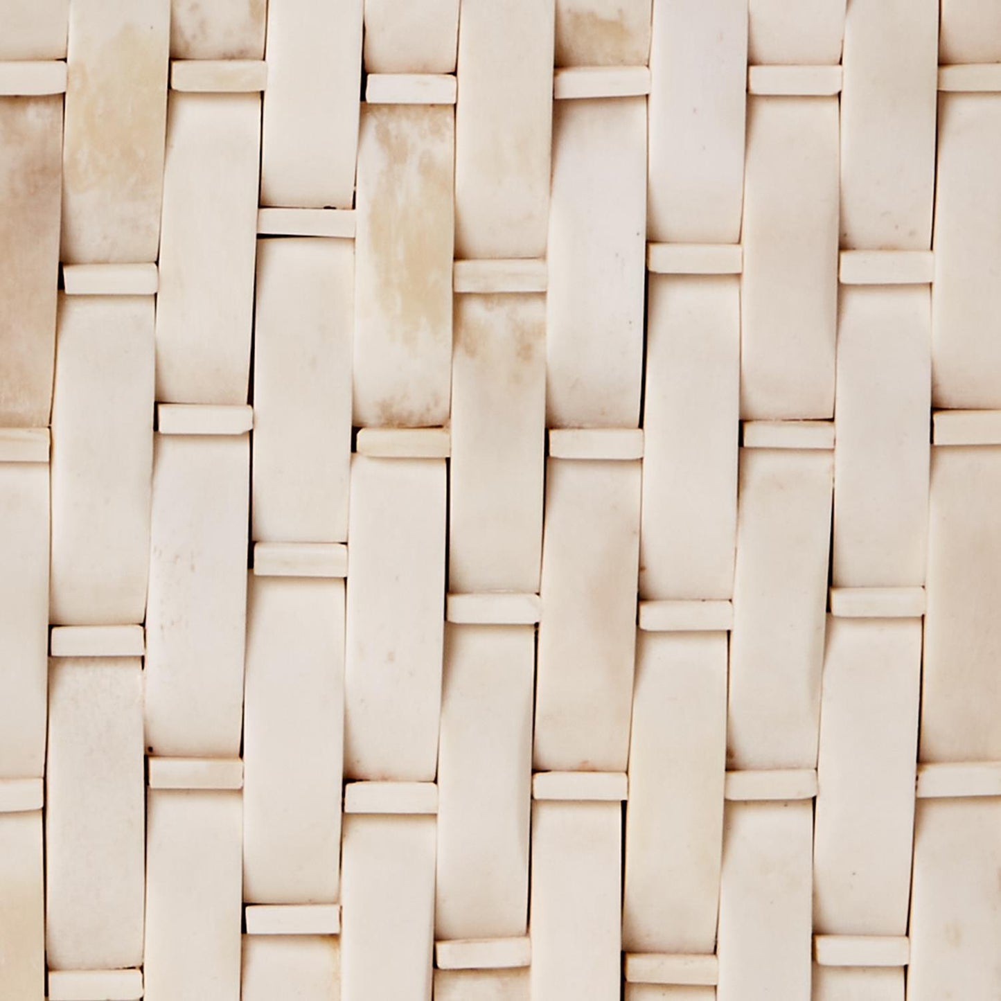 Basketweave Bone Boxes (Set of 2)