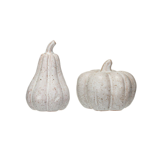 Stoneware Pumpkin, Reactive Glaze
