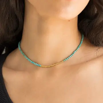 Turqouise Beaded Necklace