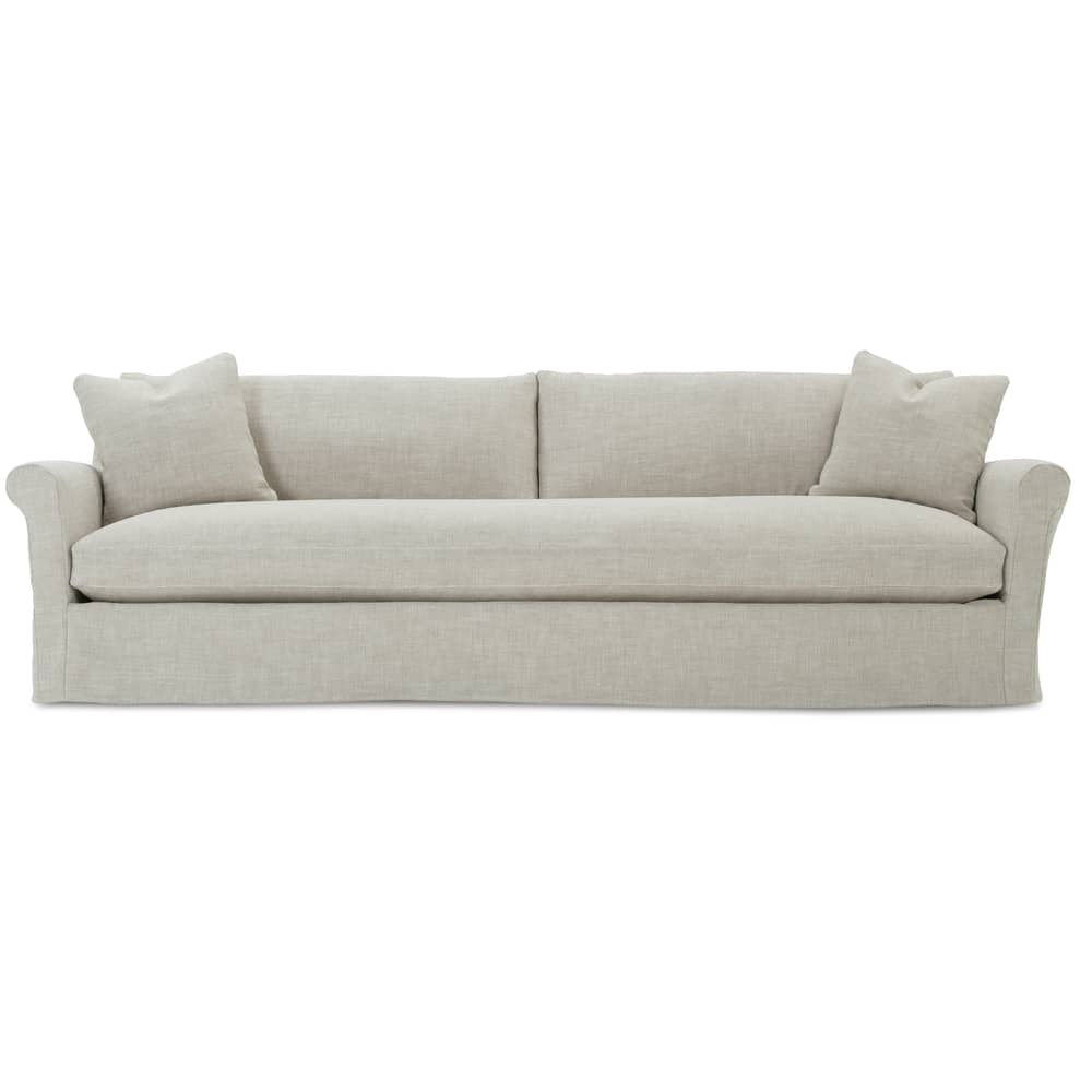 Faye Bench Cushion Slipcover Sofa