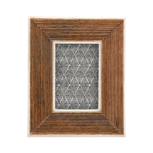 Bone Border Photo Frame