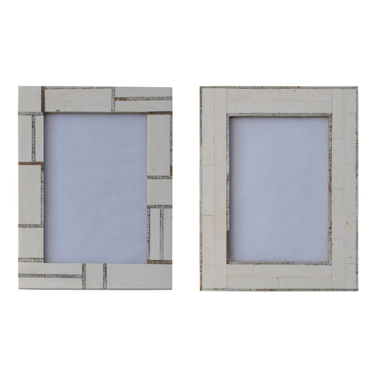 Horn Geometric Tiled Photo Frame