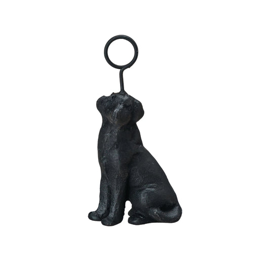 Cast Iron Lab Card/Photo Holder