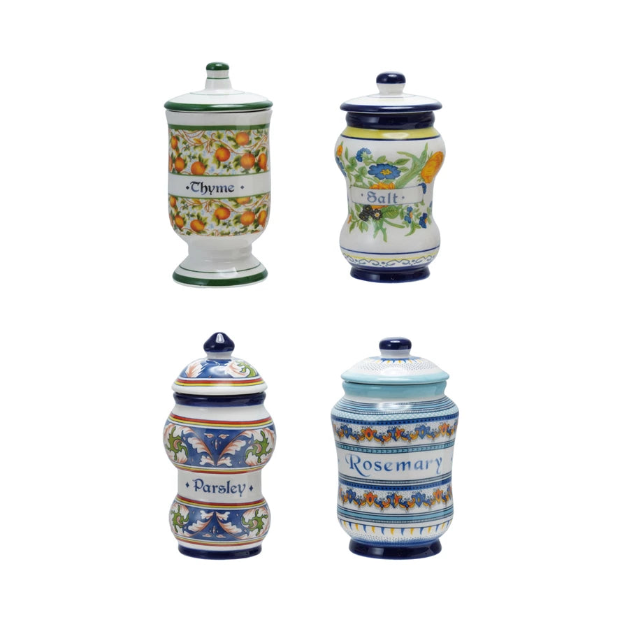 Ceramic Spice Jar Set