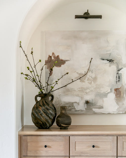 Timeless, elevated interiors by Kelsey Leigh Design Co. with decor by Heritage House.